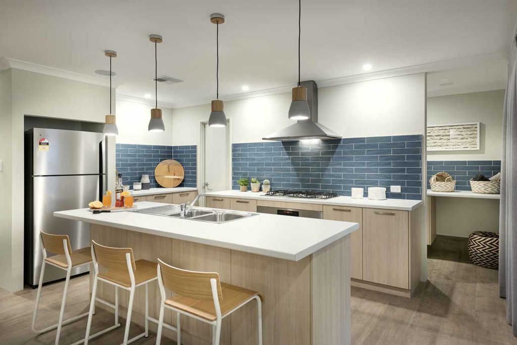 A new kitchen design that represents the "kitchen design tips" blog.